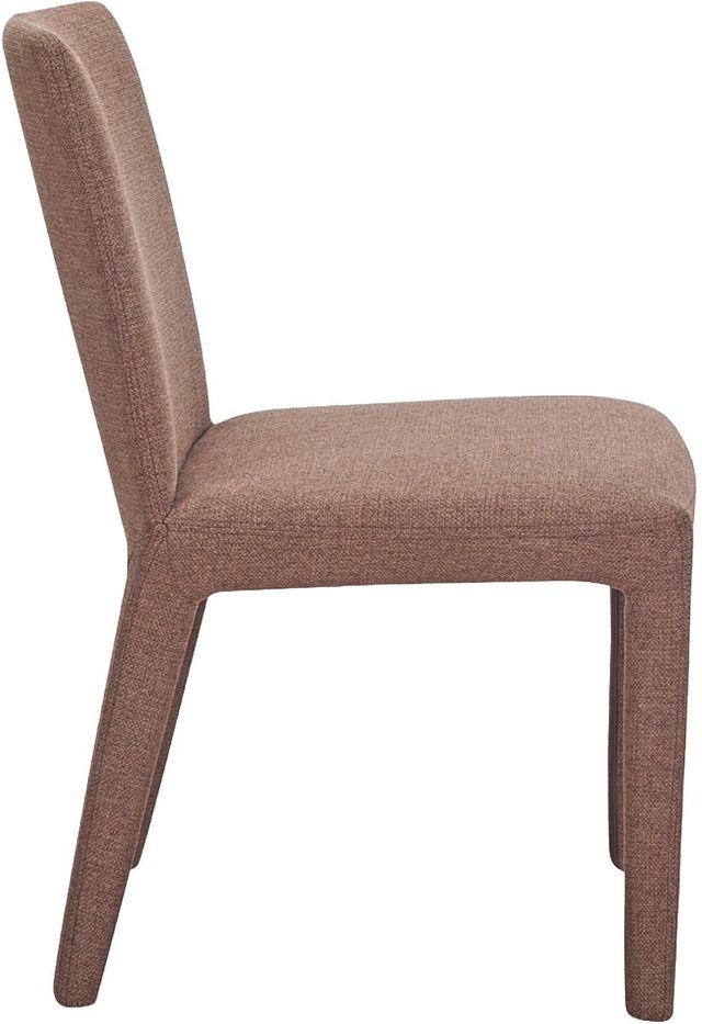 Moe's Home Collection Monte 2-Piece Brown Dining Side Chair Set-2