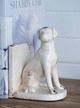 A & B Home Weathered/Cracked Antique White Porter Bookends-3