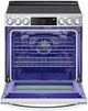 LG 30" PrintProof™ Stainless Steel Smart Slide-In Electric Range with InstaView™ and Air Fry-3