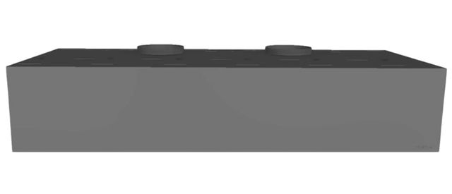 Vent-A-Hood® 60" Gunsmoke Wall Mounted Range Hood-3