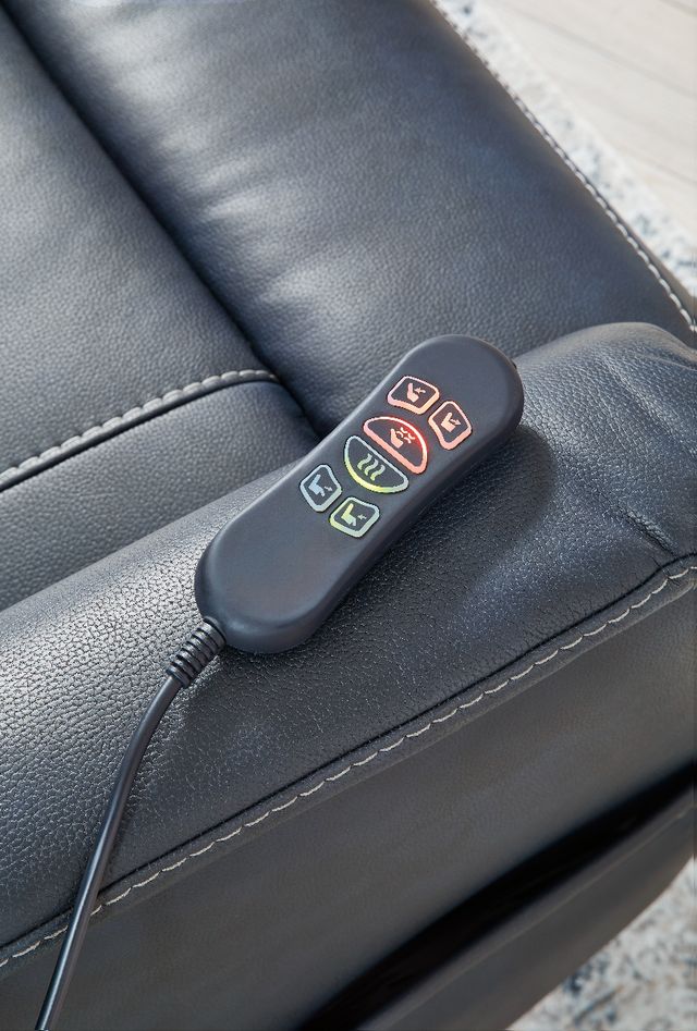 Signature Design by Ashley® Strawbill Sapphire Power Lift Recliner-3