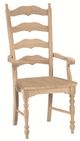 John Thomas Furniture® Customizable Select Maine Ladderback Arm Chair-0
