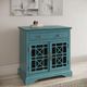Jofran Inc. Craftsman Antique Blue 32" Accent Chest-1