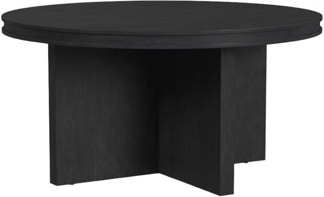 Flexsteel® Waterfall Black Round Coffee Table-0