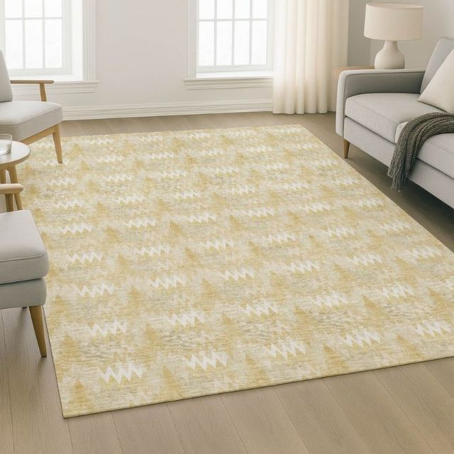 Dalyn™ Rug Company Soft Essentials SE5 Gold 5'x8' Area Rug-1