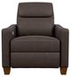 La-Z-Boy® Quinault Dark Chocolate Leather Power Reclining Chair with Headrest-1