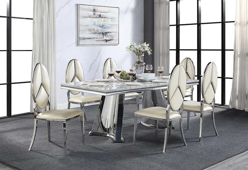 Acme Furniture Destry Dining Table - Thumbnail 4