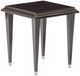 Michael Amini® Lousanne Glossy Mocha Sand Side Table-0
