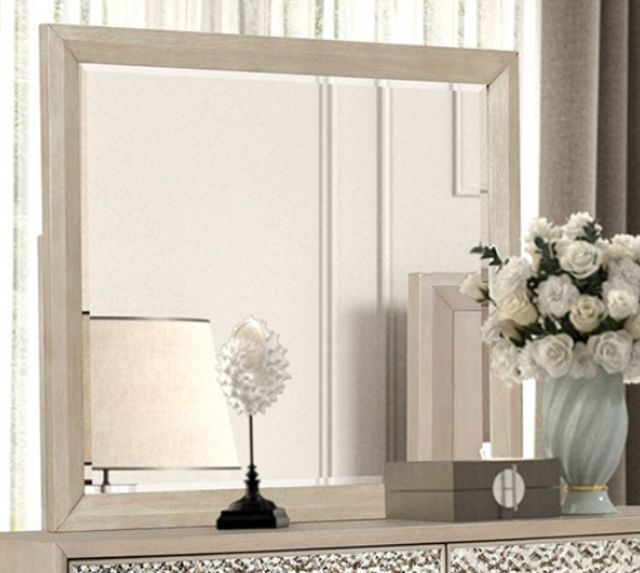 Furniture of America® Bashford Natural Oak Dresser Mirror-0