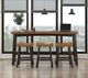 Homelegance® Caspian Black/Brown Counter Stool-2