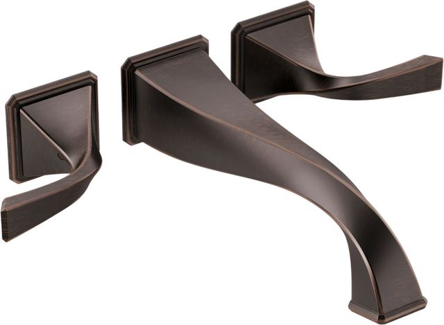 Brizo Virage® Venetian Bronze® 2-Handle Wall Mount Tub Filler-0