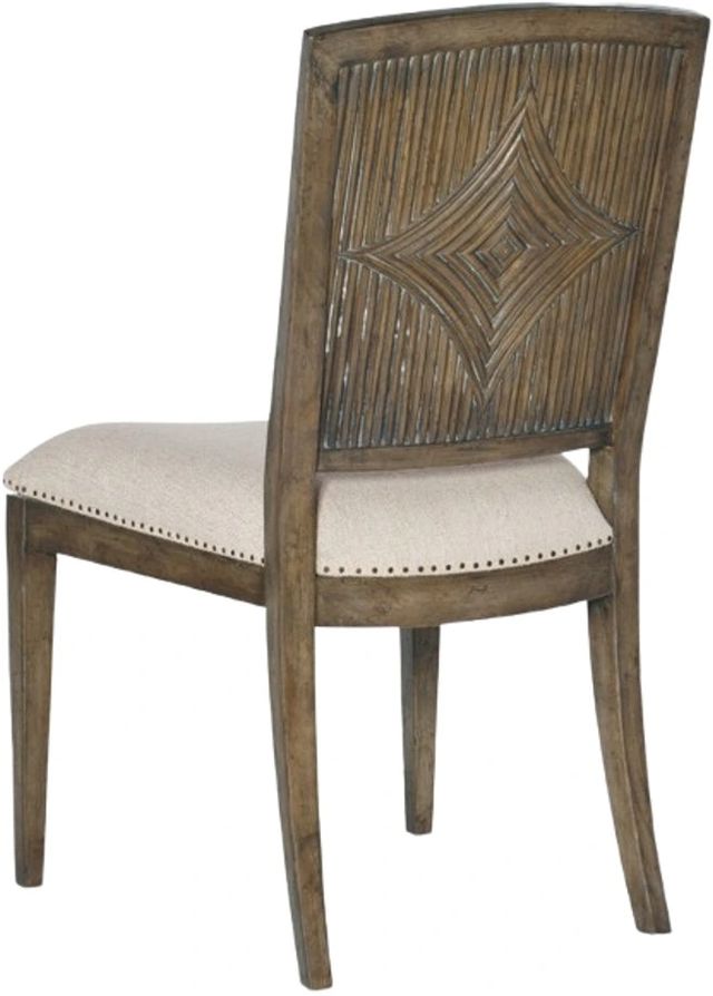 Hooker® Furniture Sundance Cliffside/Zuri Cream Carved Back Upholstered Dining Side Chair-2