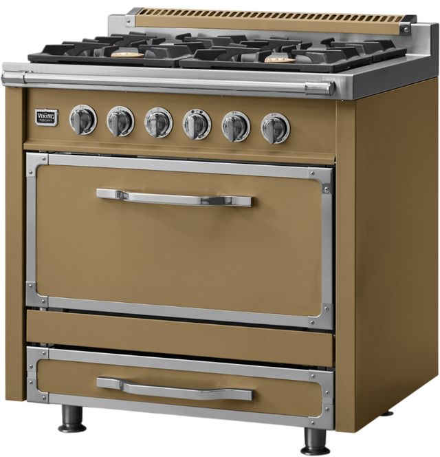 Viking® Tuscany 36" Golden Hour Pro Style Dual Fuel Range-2