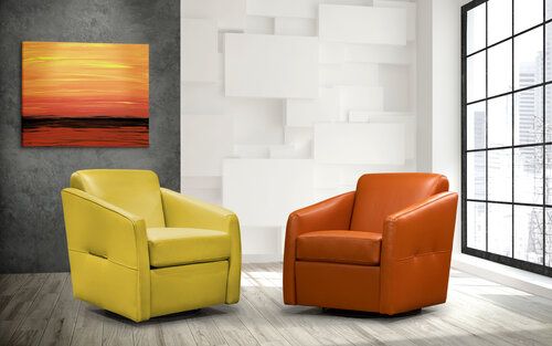 Bugatti Design Terra Swivel Accent Chair-2
