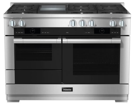 Miele 48" Liquid Propane Clean Touch Steel Pro Style Dual Fuel Range-0