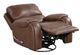 Furniture of America® Tepic Brown Recliner with Oversized Handle-2