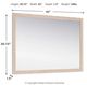 Signature Design by Ashley® Cadmori Tan Bedroom Mirror-3