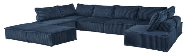 Signature Design by Ashley® Bales 8-Piece Navy Modular Sectional-0