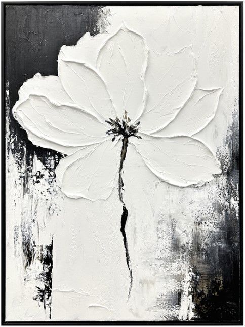 Classy Living Definitive Monochrome Blossom Wall Art-0