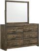 Elements International Bailey Drift Dresser and Mirror-0
