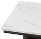 New Classic® Home Furnishings Carissa Faux Marble Top Dining Table with Espresso Base-4
