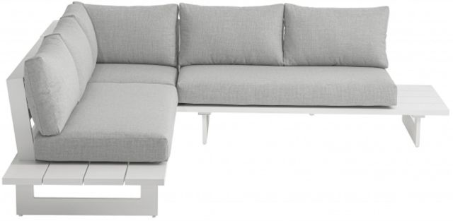 Meridian Furniture Maldives 3-Piece Gray Fabric Outdoor Modular Sectional-1