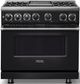 Viking® 7 Series 36" Onyx Pro Style Dual Fuel Range with Griddle-0