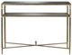 Signature Design by Ashley® Cloverty Glass Top Sofa Table with Aged Gold Base-1