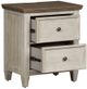 Liberty Furniture Heartland Two-Tone Antique White/Tobacco Nightstand with Charging Station-2