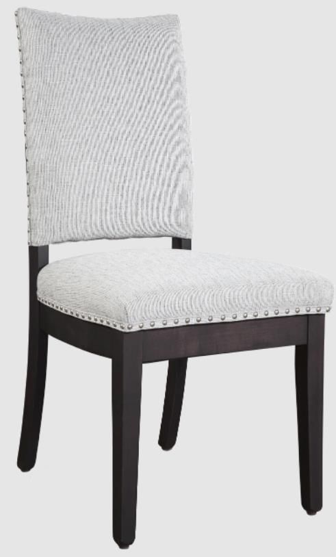 Urban Collections by Yutzy Woodworking Harper Dark Gray/White Lydia Side Dining Chair-0