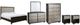 Signature Design by Ashley® Maretto 6-Piece Two-Tone Queen Upholstered Panel Bed Set-0
