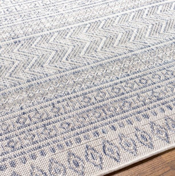 Surya Eagean Navy/Taupe 4'x6' Area Rug-4
