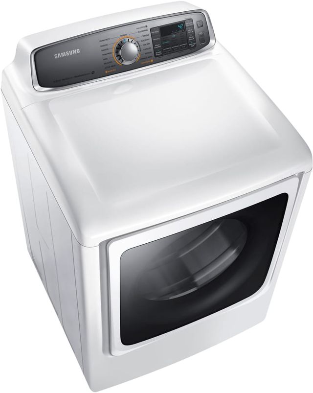 Samsung 9.5 Cu. Ft. White Front Load Gas Dryer-3