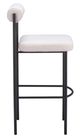 Zuo® Modern Livorno Ivory Barstool-1