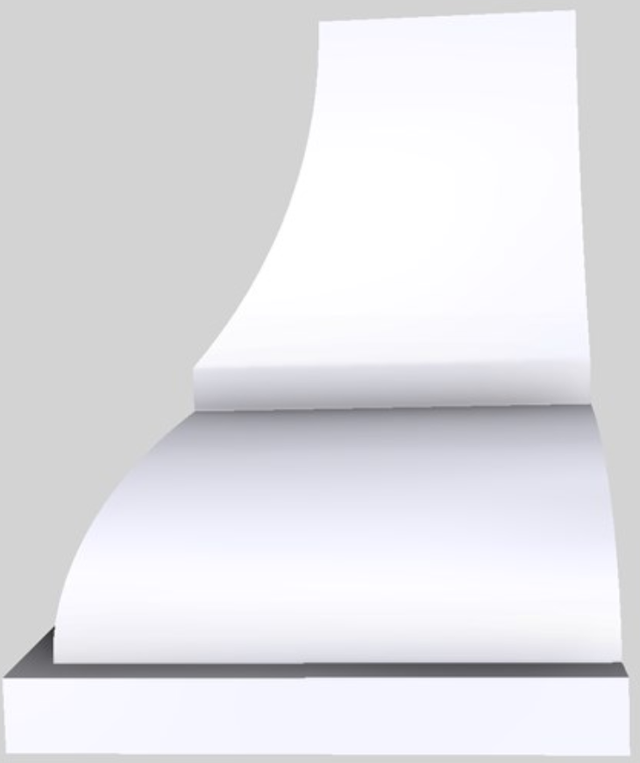 Vent-A-Hood® Designer Series 54" White Wall Mounted Range Hood-3