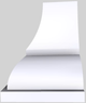 Vent-A-Hood® Designer Series 54" White Wall Mounted Range Hood-3