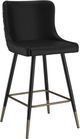 Inspire™ Xander 2-Piece Black 26" Counter Stool-0