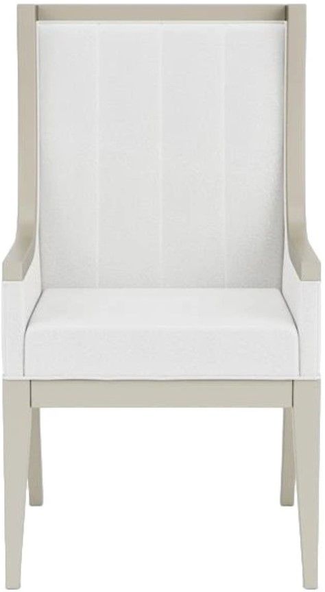 Riverside Furniture Hepburn 2-Piece Platinum Drift Upholstered Dining Arm Chair Set-1