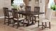 Winners Only® Xcalibur Espresso Trestle Dining Table-1