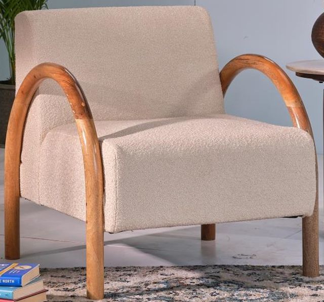 Jaipur Furniture Kerman Beige/Brown Chair-0