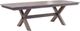 Urban Collections by Yutzy Woodworking Cross Trestle Driftwood/Wormy Maple 48”x102” Dining Table-0