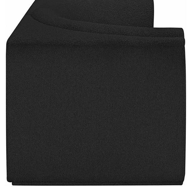Meridian Furniture Ollie 2-Piece Black Modular Sofa-2