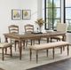 Winners Only® Augusta Rustic Brown Dining Table-1