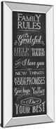 Classy Living Susan Ball Family Rules 18"W Wall Art-3