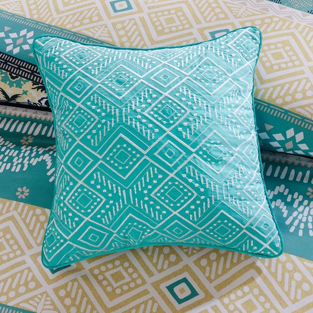 Olliix by Intelligent Design Arissa Green Full/Queen Comforter Set-2