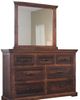 International Furniture Direct Madeira Deep Brown Dresser-1