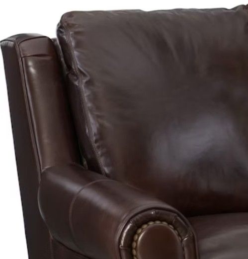 Bradington-Young Customizable Whitaker Power Leather Reclining Loveseat-1