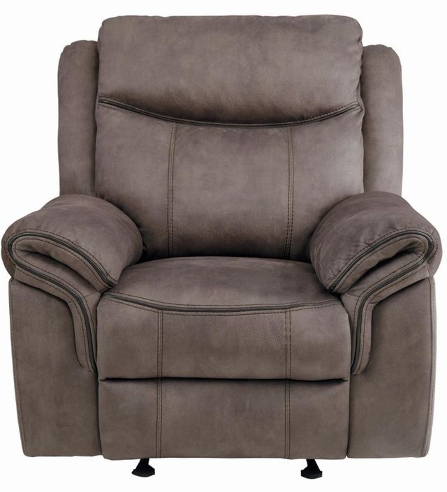 Homelegance® Aram Brown Manual Gilder Recliner-2