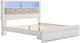 Signature Design by Ashley® Altyra White King Upholstered Bookcase Storage Bed-3
