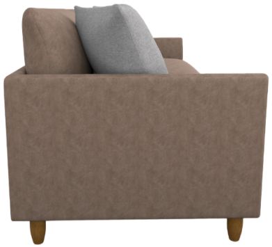Best® Home Furnishings Customizable Bayment Leather Queen Sofa Sleeper with Honey Birch Legs-2